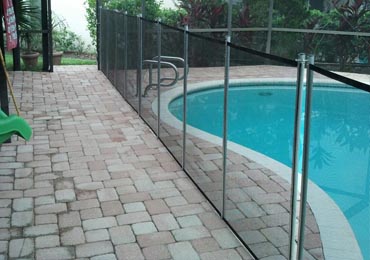 Black/Aluminum Pool Fence